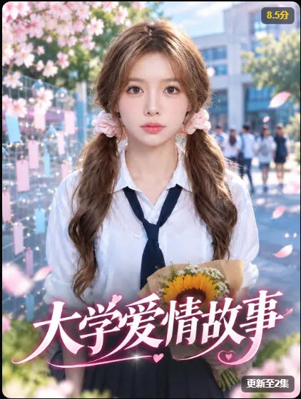 苹果短剧《大学爱情故事》海报
